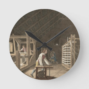 Winding, Warping with a New Improved Warping Mill Round Clock