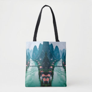 Winding Waters – Breathtaking Nature in Every Step Tote Bag