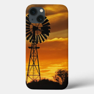 Windmill and Sunset, William Creek, Oodnadatta iPhone 13 Case
