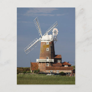 Windmill at Cley, North Norfolk. Postcard