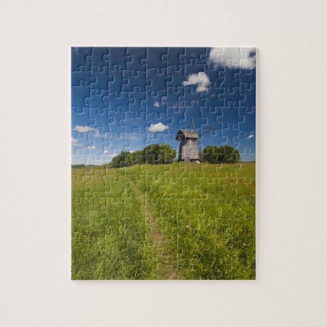 Windmill at Mikhailovskoye Jigsaw Puzzle (Vertical)