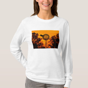 Windmill at Sunset, Australia T-Shirt