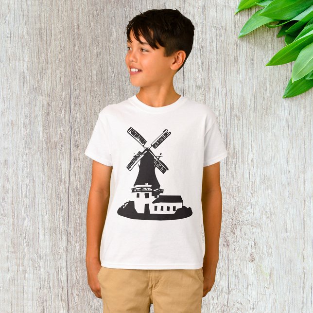 Windmill Building T-Shirt (Creator Uploaded)