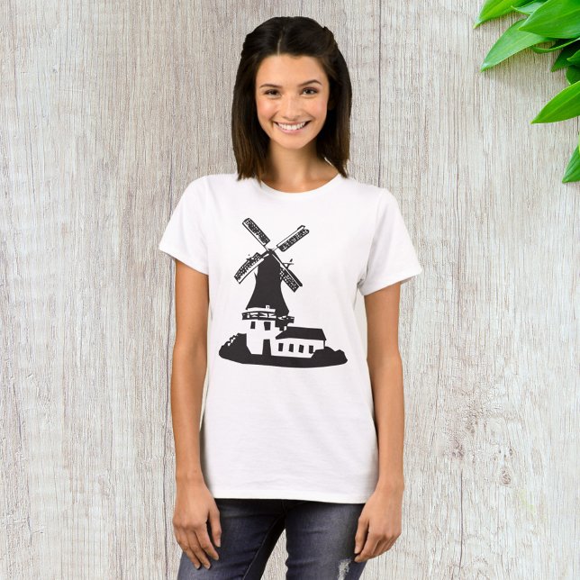 Windmill Building T-Shirt (Creator Uploaded)