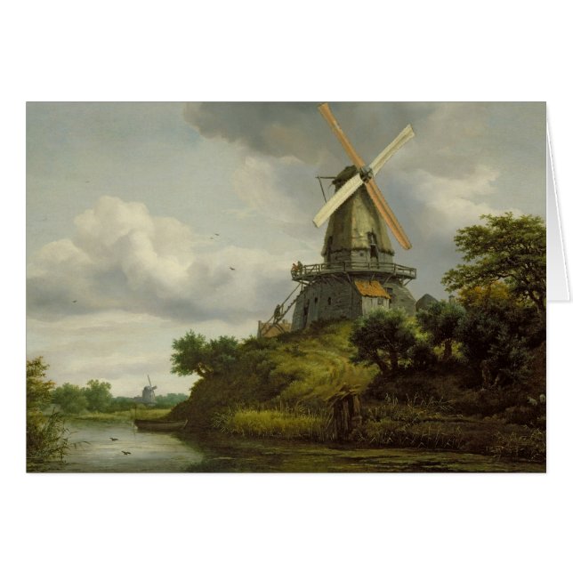 Windmill by a River (Front Horizontal)