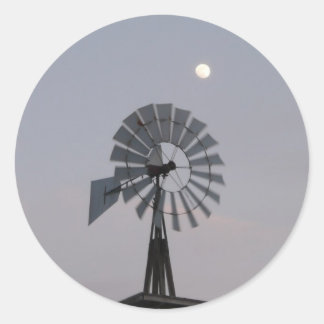 Windmill Classic Round Sticker
