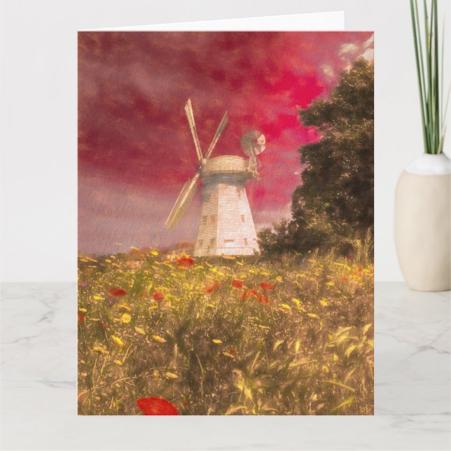 Windmill Dreams Art Vista  Card (Front)