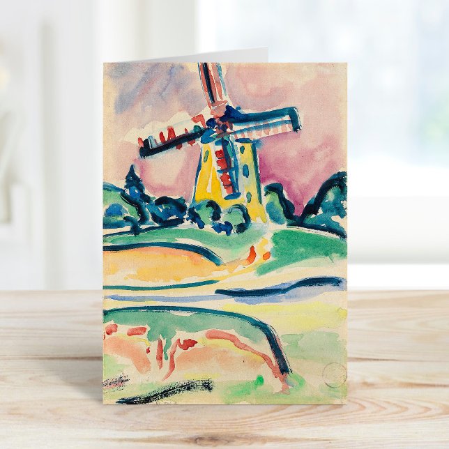 Windmill | Ernst Ludwig Kirchner Card (Creator Uploaded)