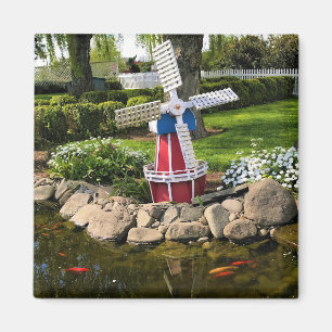 Windmill Garden Decor Magnet