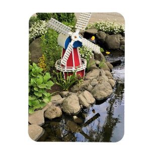 Windmill Garden Decor Magnet