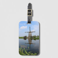 Windmill Kinderdijk Summer Holland Dutch Photo 