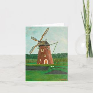 Windmill Note Card