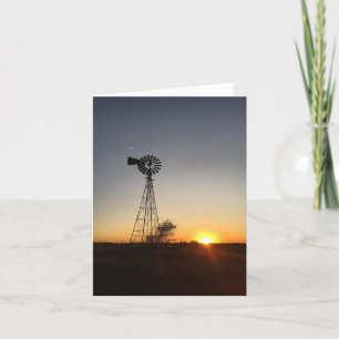 windmill notecard (blank inside)
