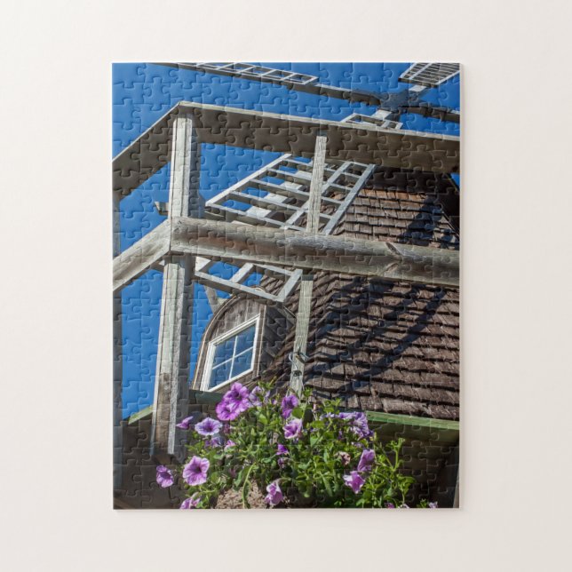 Windmill photo puzzle (Vertical)