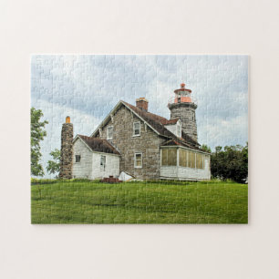Windmill Point Lighthouse, Vermont Jigsaw Puzzle