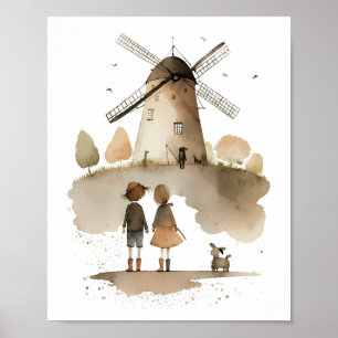 Windmill  poster