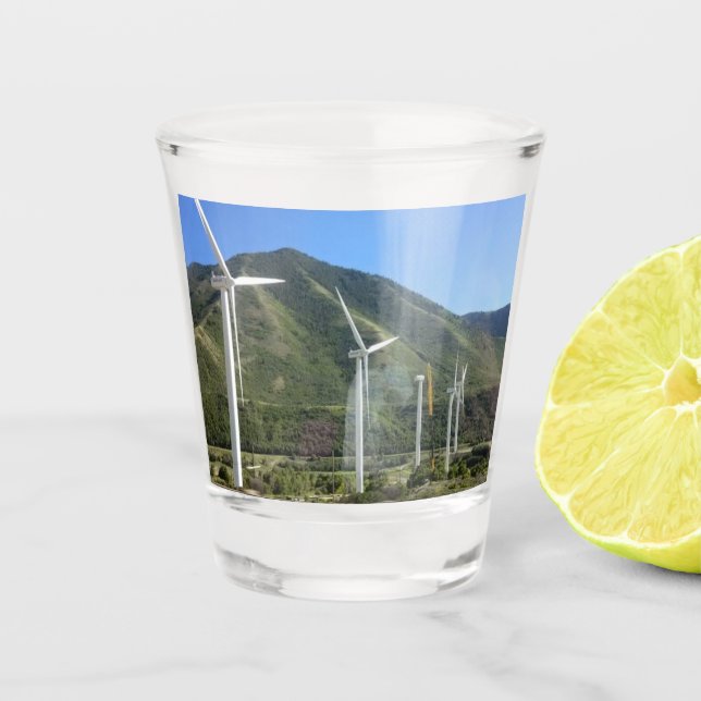 Windmill Shot Glass (Front)