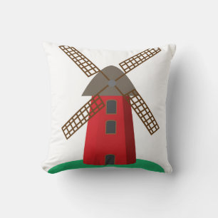 Windmill Throw Pillow