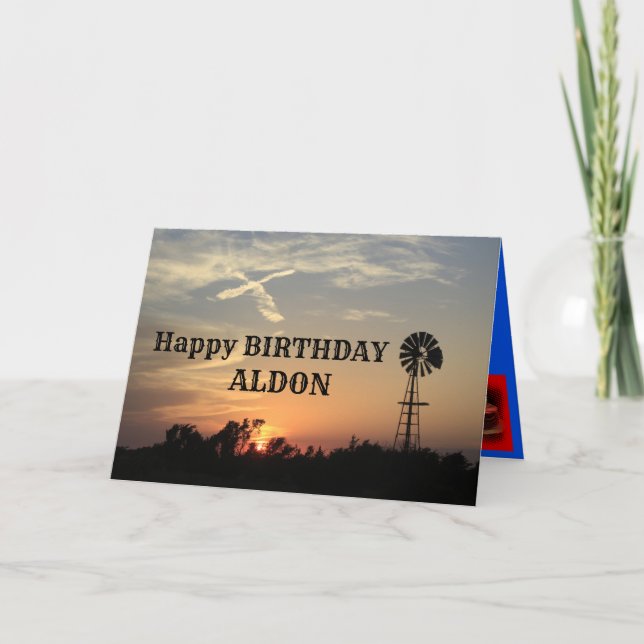 Windmill with a Cross in the Sky Greeting Card (Front)