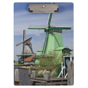 Windmill, Zaanse Schans, Holland, Netherlands 2 Clipboard