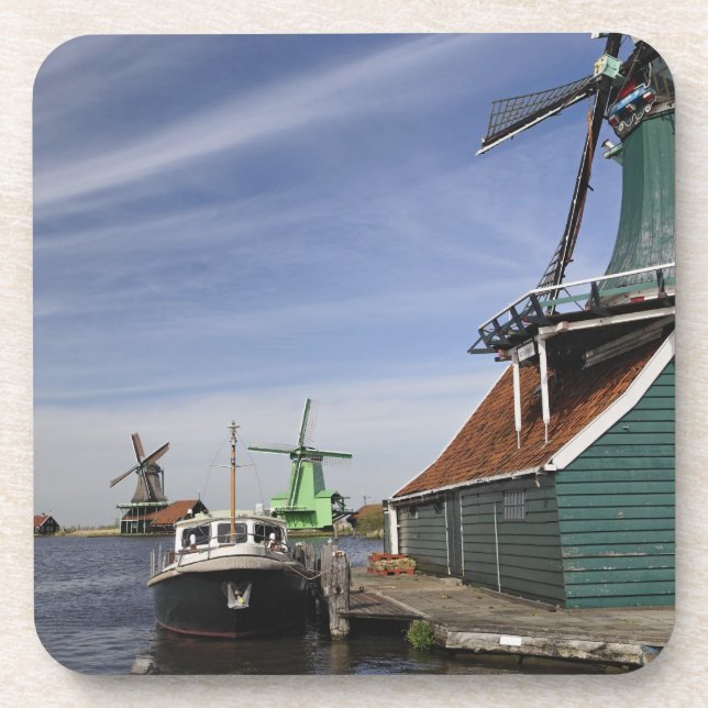 Windmill, Zaanse Schans, Holland, Netherlands Coaster (Front)