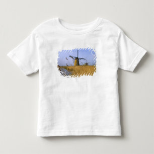 Windmills along the canal in Kinderdijk, 2 Toddler T-shirt