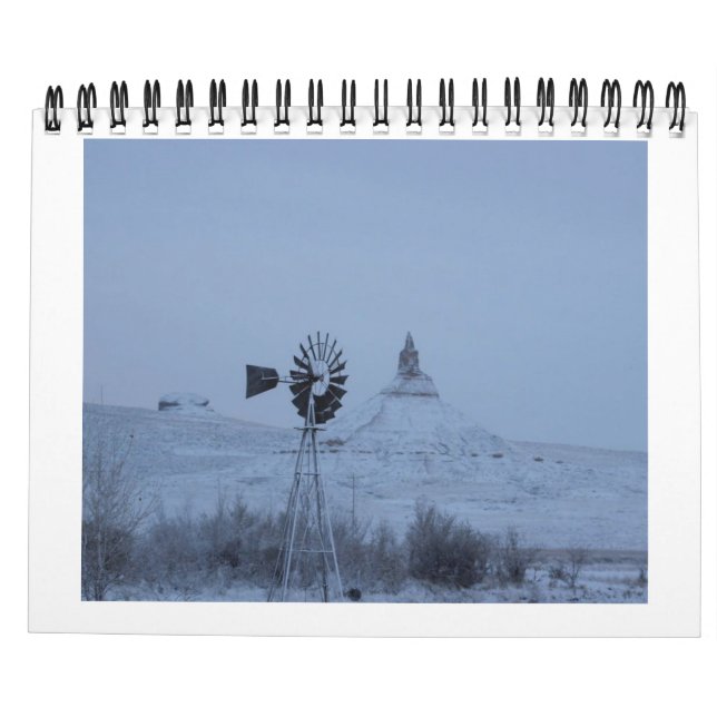 Windmills in the Plains Calendar (Back)