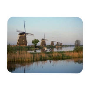 Windmills, Kinderdijk, Netherlands Magnet