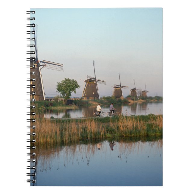 Windmills, Kinderdijk, Netherlands Notebook (Front)