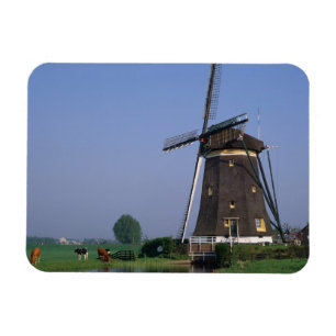 Windmills, Leidschendam, Netherlands Magnet