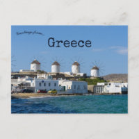 Windmills of Kato Mili Mykonos Greece