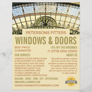 Window Arch, Window & Door Fitter Company Flyer