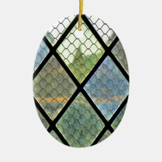 Window Art Ceramic Ornament