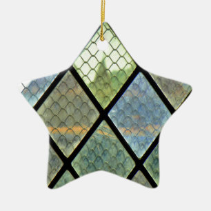 Window Art Ceramic Ornament