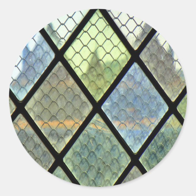 Window Art Classic Round Sticker (Front)