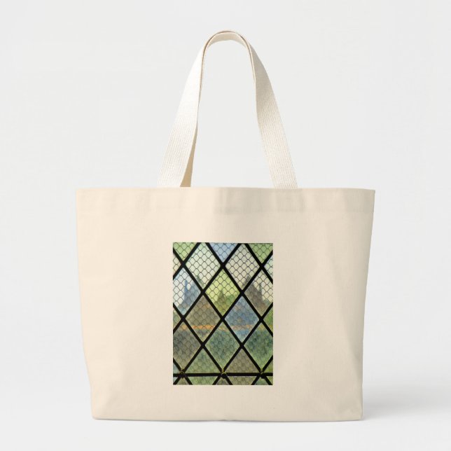 Window Art Large Tote Bag (Front)