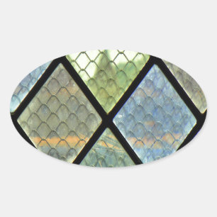 Window Art Oval Sticker