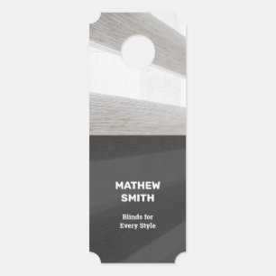 Window Blinds Door Hanger