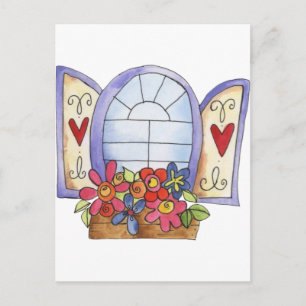 Window Box Postcard