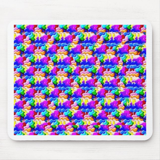 window butterfly stereogram mouse pad (Front)