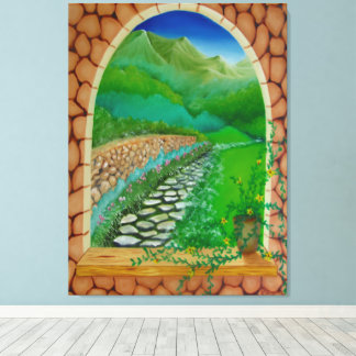 Window Canvas Print