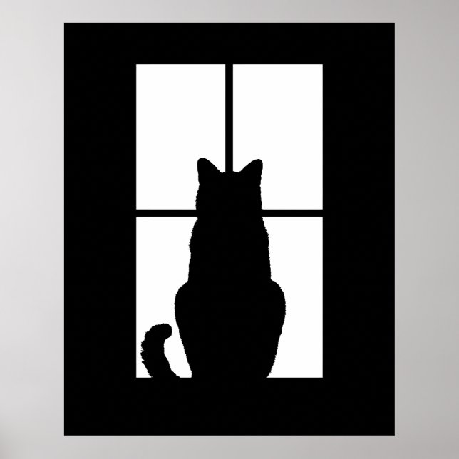 Window Cat Click to Customize Get any colour decor (Front)