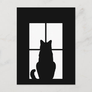 Window Cat Click to Customize Get any colour decor Postcard