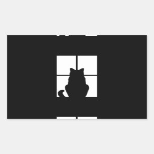 Window Cat Click to Customize Get any colour decor Sticker