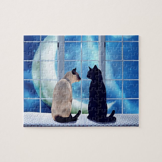 Window Cats Jigsaw Puzzle (Horizontal)