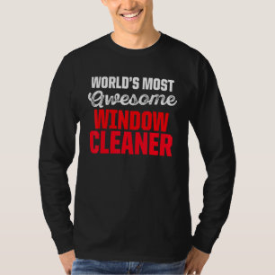 Window Cleaner Awesome Cleaning T-Shirt