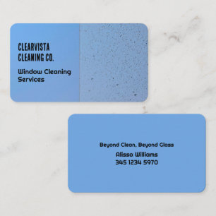 Window Cleaner Business Card