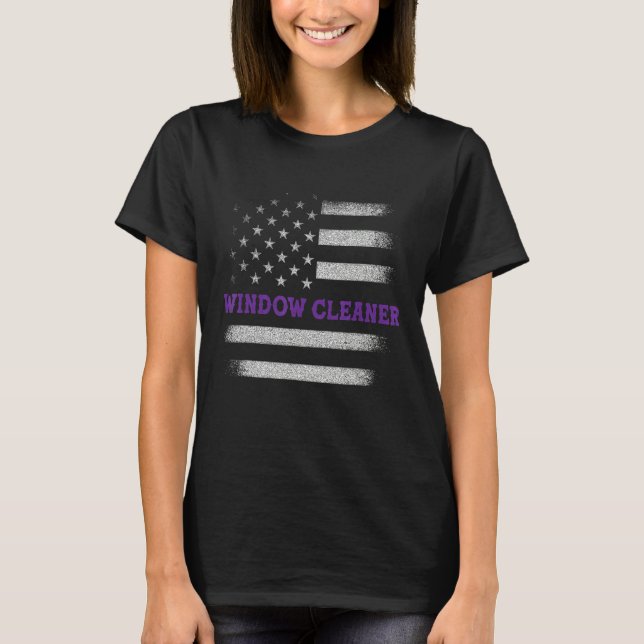 Window Cleaner Cleaning 62 T-Shirt (Front)