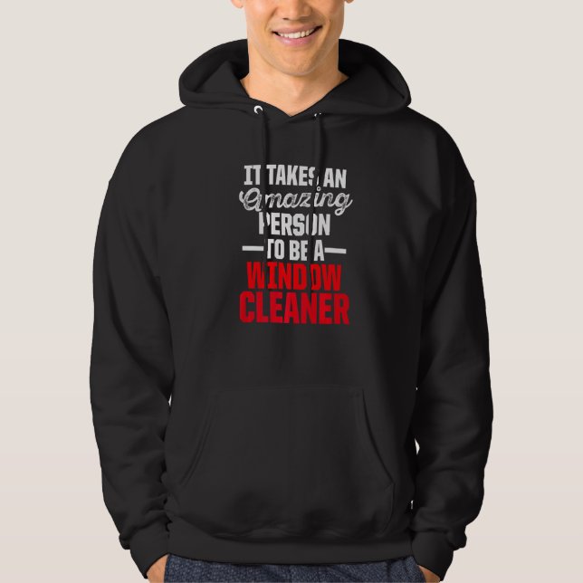 Window Cleaner Cleaning  65 Hoodie (Front)
