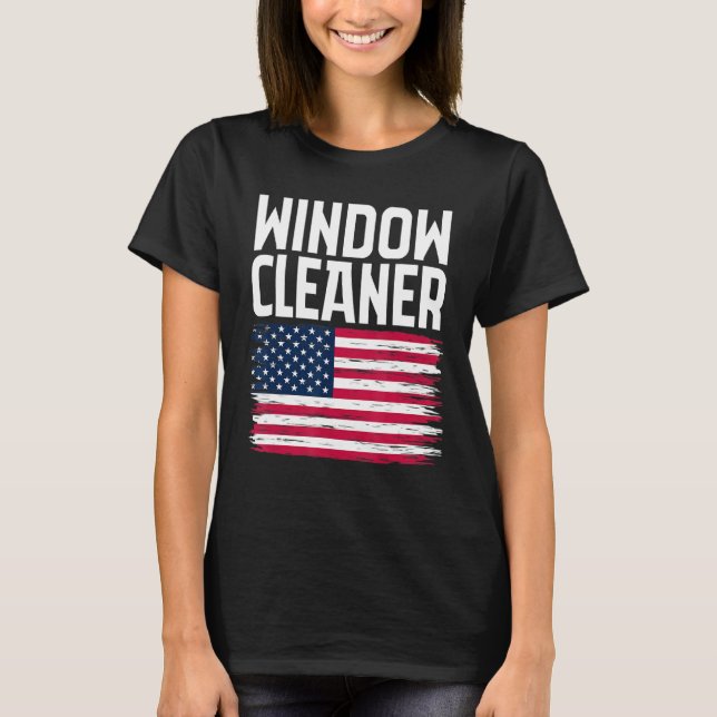 Window Cleaner Cleaning 70 T-Shirt (Front)